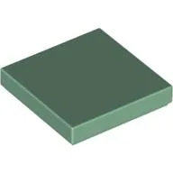 Tile 2 x 2 with Groove / Sand Green