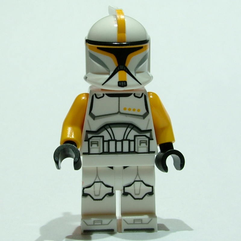 Lego Clone Commander, Bright Light Orange Markings