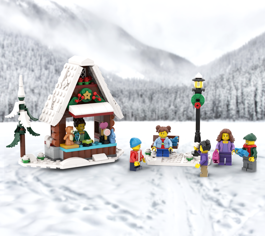 Lego Alpine Market - Toy Stand