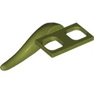 Minifig Hipwear Short Tail Costume [Plain] / Olive Green