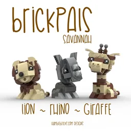 BrickPals Savannah Trio