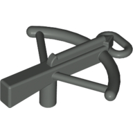 Lego Weapon Crossbow and Bolt / Dark Gray