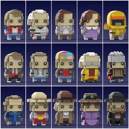 Back to the Future Brickheadz Collection