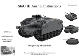 WW2 StuG III Ausf G Custom Building Instructions