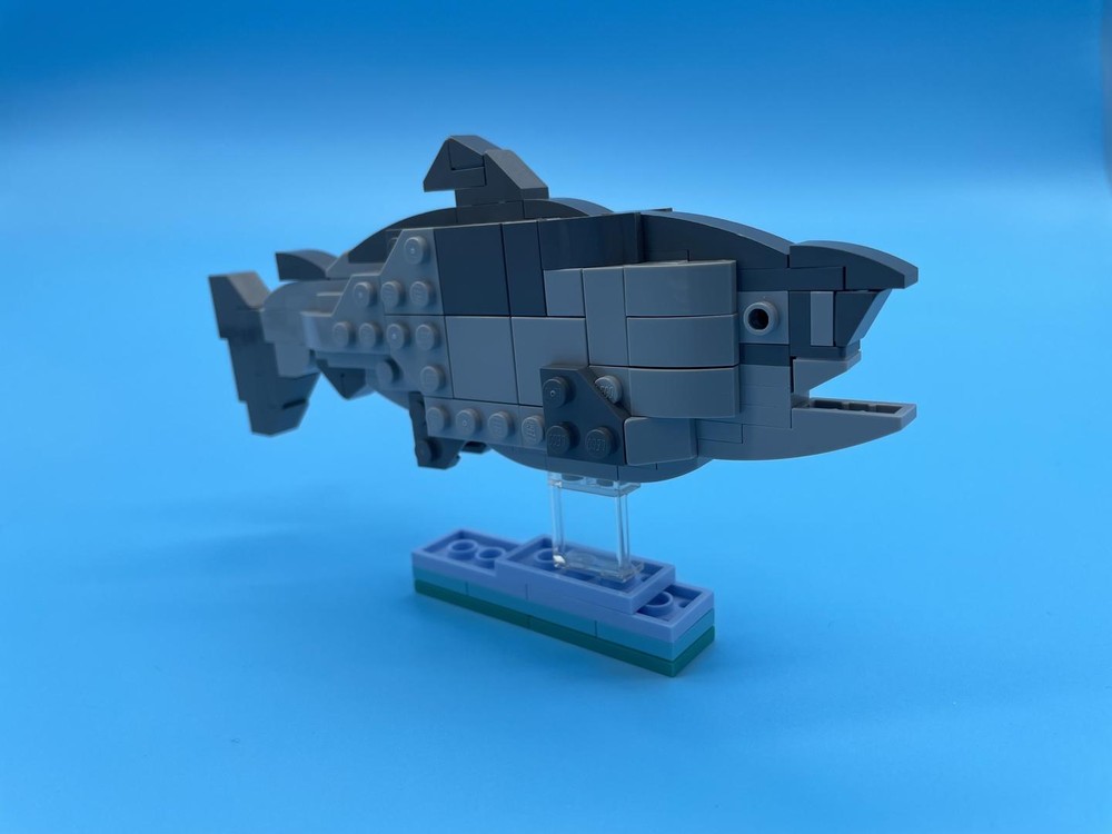 Lego King Salmon Fish Model