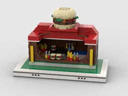Burger Stand for modular Amusement Park