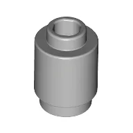 Brick Round 1 x 1 Open Stud / Light Bluish Gray