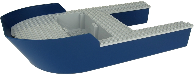 Lego Boat, Hull Giant Bow 40 x 20 x 7 with Light Bluish Gray Top (18913 / 18912)