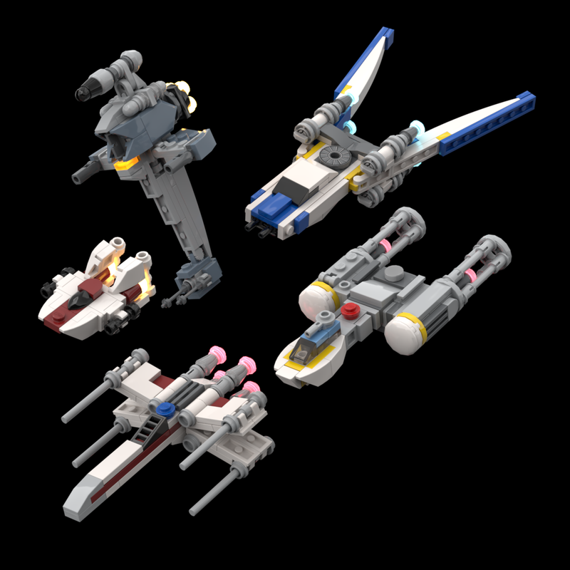 Lego Alphabet Squadron MK II - 1:144 Scale