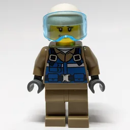 Woman, Pilot, Blue Vest, White Helmet
