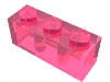 Brick 1 x 3 / Trans-Dark Pink