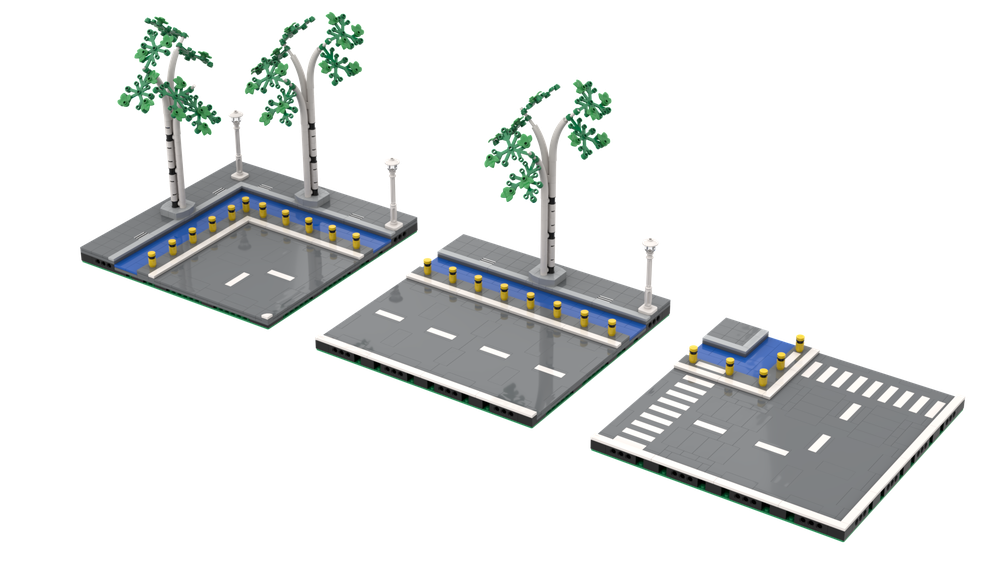 Lego 20230601 Brick Builders MILS road + bikelane