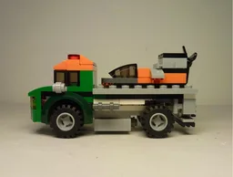 31043 Flatbed Truck w/Hovercraft