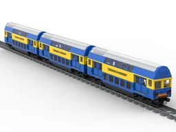 Double Deck Train Car (version 2, optimized for R40)