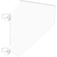 Flag 5 x 6 Hexagonal with U Clips / Trans-Clear