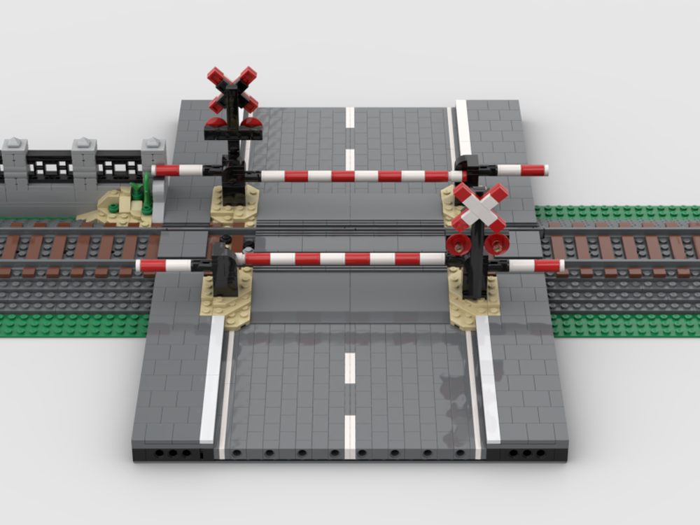 Lego Railroad Crossing