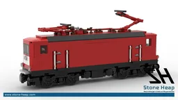 Series 112.1 from the german Railways DR/DB/DB AG in orient red