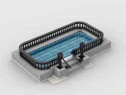 WINTER VILLAGE SKATING RINK MOC