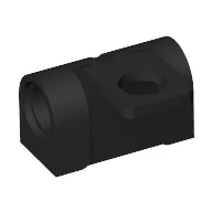 Minifig Neckwear Backpack with Horizontal Pin Hole / Black