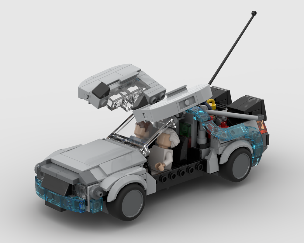 Lego Fully modified Delorean Time Machine