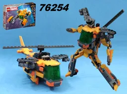 Transformer Armada Cyclonus / Helicopter using LEGO 76254: Baby Rocket's ship