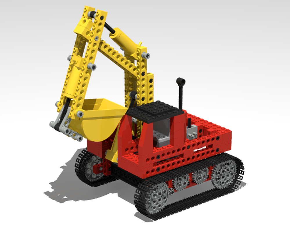Lego Excavator motorized