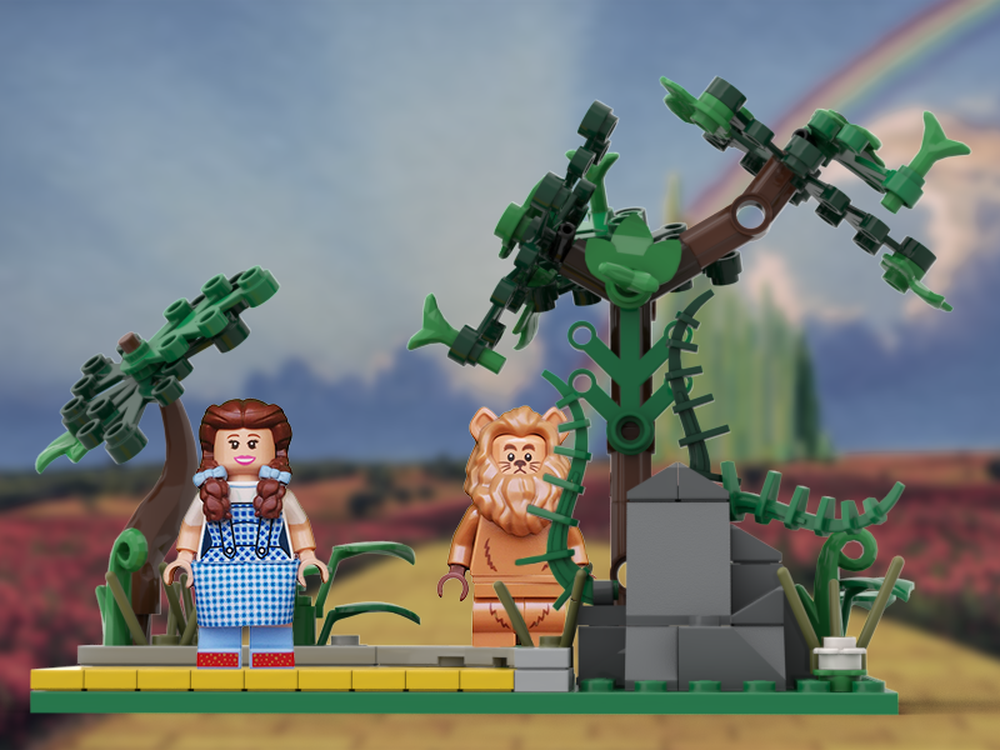Lego Lion - Yellow Brick Road