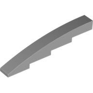 Lego Brick Curved 1 x 8 x 1 2/3 / Light Bluish Gray