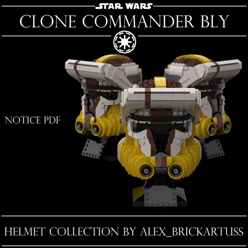Lego Helmet Clone Commander Bly
