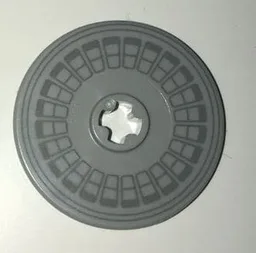 Technic Disc 3 x 3 with Rim Print