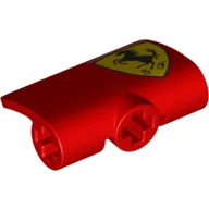 Technic Panel Fairing 2 x 3 x 1 with Ferrari Logo Print Left