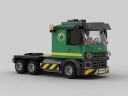 Cabover Truck & Logging Trailer