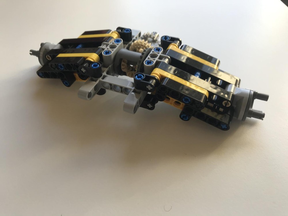 Lego Extremely flat rear axle 3