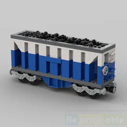 4axle coal train vagon carriage