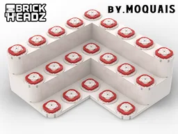 Brickheadz corner stand
