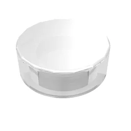 Tile Round 1 x 1 / Trans-Clear