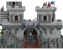 Medieval eagle castle