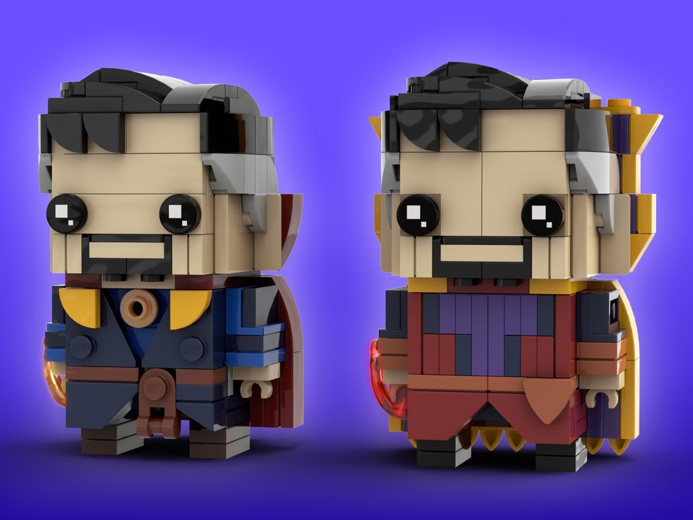 Lego Doctor Strange & Strange Supreme Brickheadz LEGO MOC - Marvel Studios What If...?