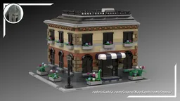 Café Extention for my Modular German Train Station