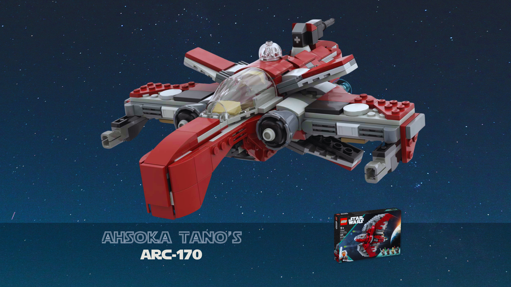 Lego Ahsoka Tano's ARC-170 - 75362 Alternative