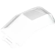 Windscreen 4 x 4 x 4 2/3 with Handle / Opal Trans-Clear