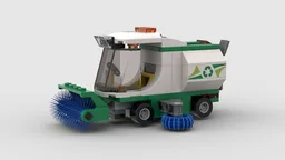 Lego City 60249 Street Sweeper modified