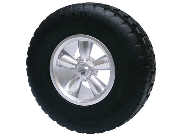 Lego Wheel 30.4mm D. x 20mm with No Pin Holes and 5 Large Spokes with Black Tire 55.9 x 22 (42716 / 6620)