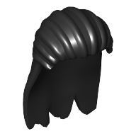 Lego Hair Long Dreadlocks / Black