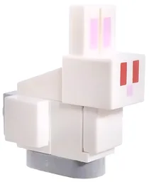 Minecraft Bunny / Rabbit, Albino - Brick Built