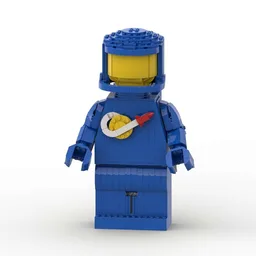 Up-Scaled LEGO Spaceman