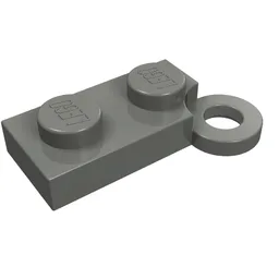 Hinge Plate 1 x 4 Swivel Base with Hole / Dark Bluish Gray