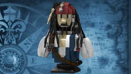 Jack Sparrow Head Stand