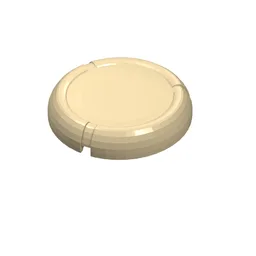 Large Figure Throwing Disk [Plain] / Tan