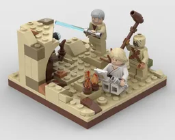 Mini diorama : The desert attack